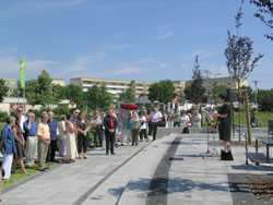 Einweihung des Peter-Weiss-Platzes am 11. Juni 2007.